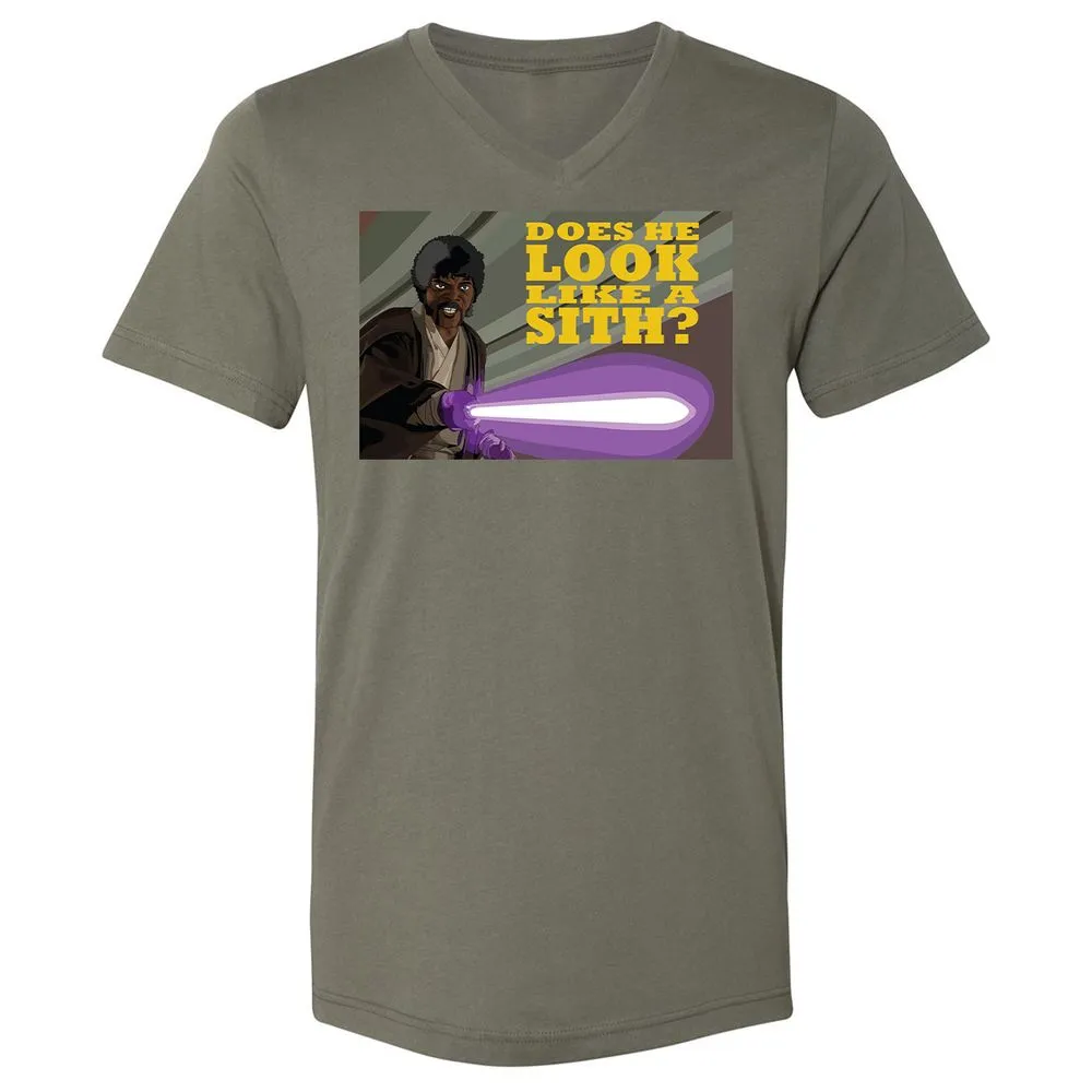 Unisex V-Neck T-Shirt - CEU62ZUE - Military Green - 10