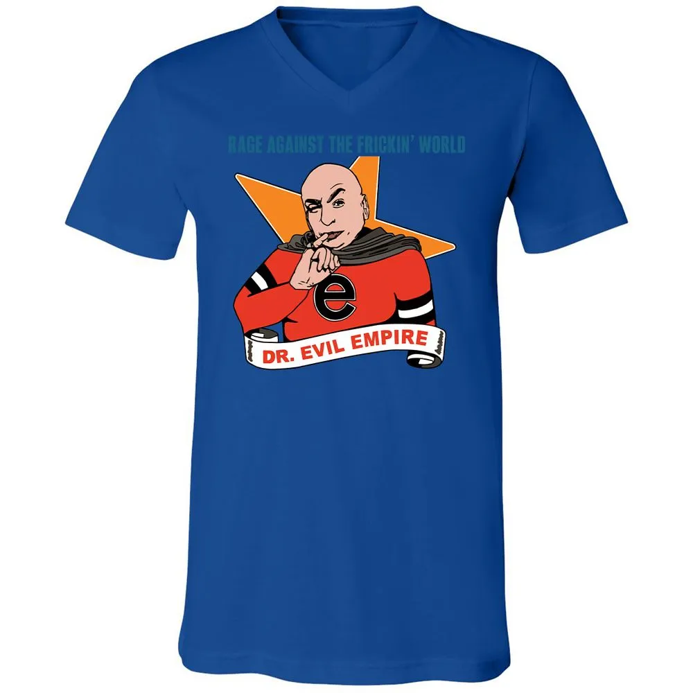 Unisex V-Neck T-Shirt - RNVB1KM3 - True Royal - 4