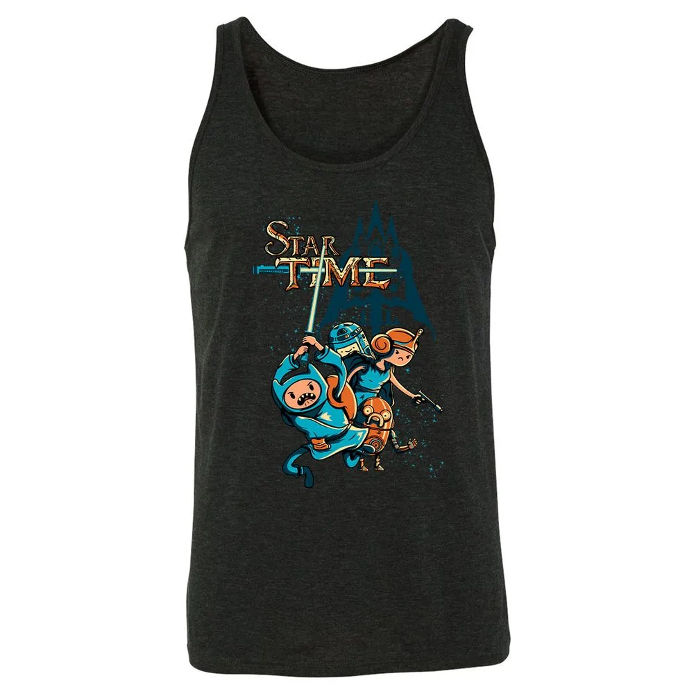 Unisex Jersey Tank - U9FG7YK6 - Charcoal Black Triblend - 5