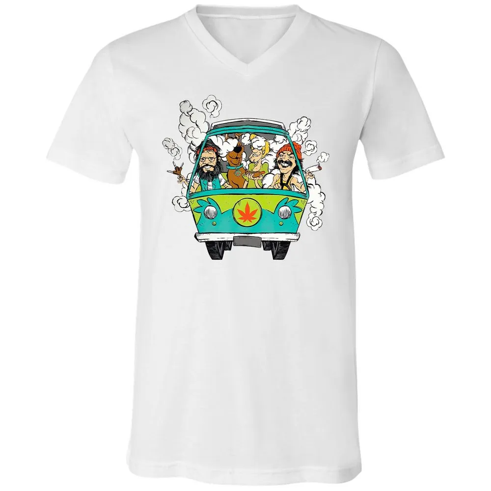 Unisex V-Neck T-Shirt - 417KPKT3 - White - 5