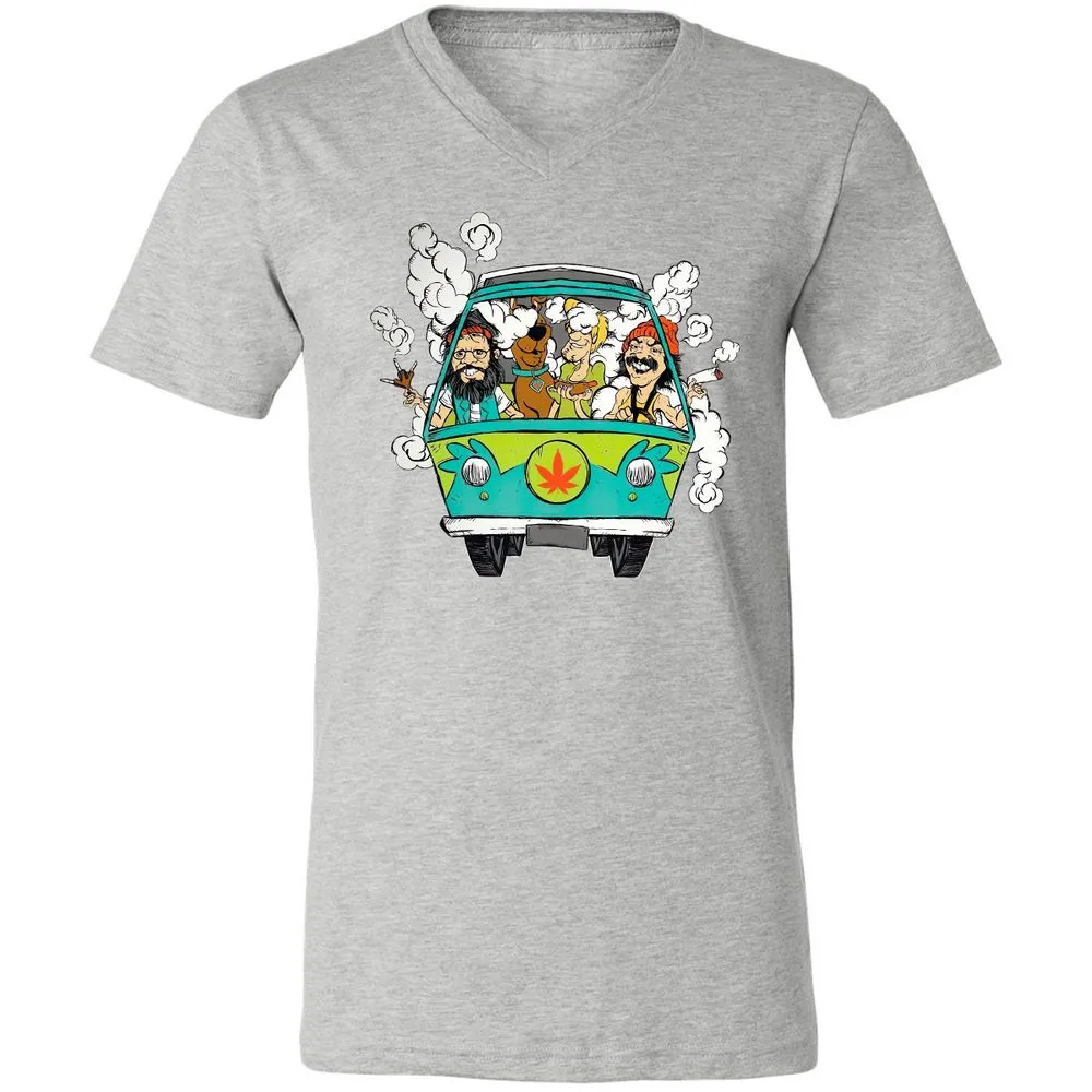 Unisex V-Neck T-Shirt - 417KPKT3 - Athletic Heather - 7