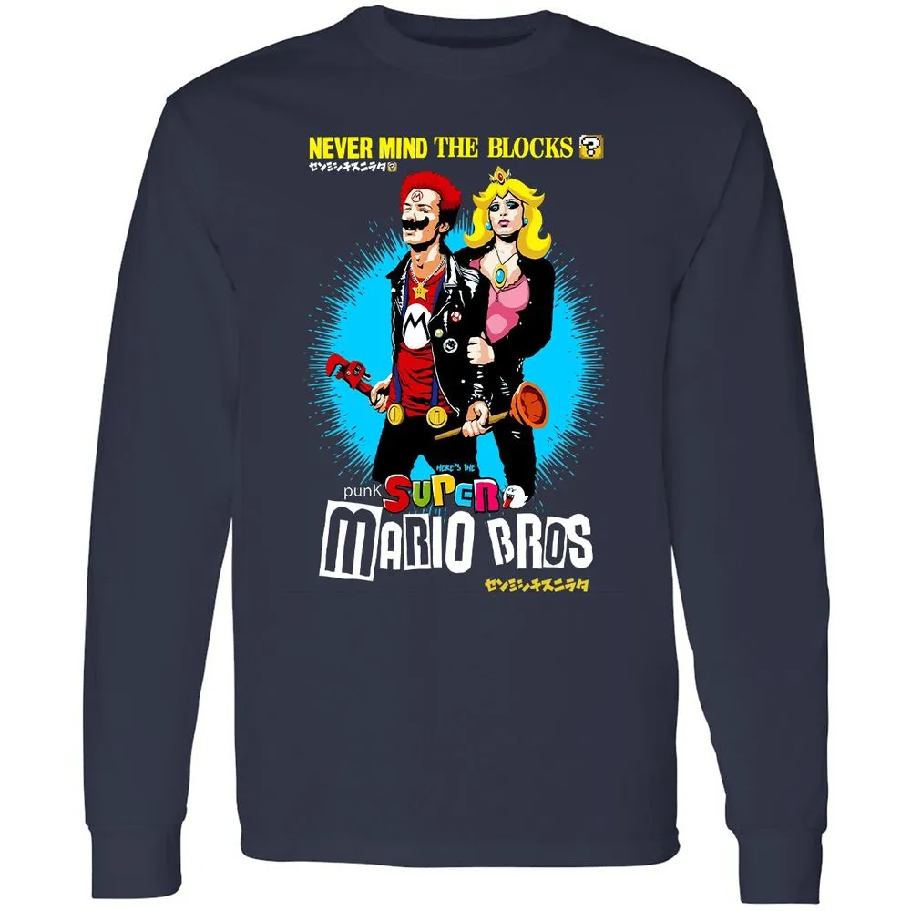 Long Sleeve T-Shirt - 76XP7YVG - Navy - 2