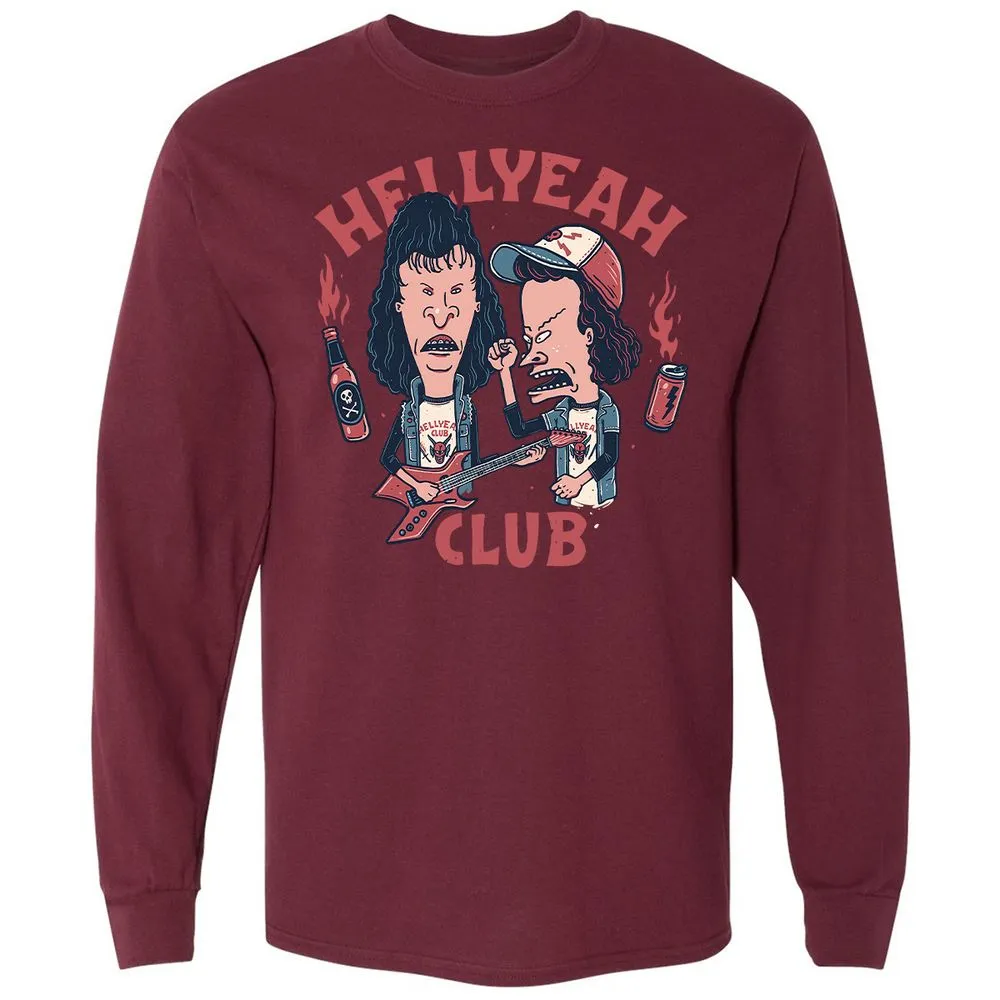 Long Sleeve T-Shirt - XZCGGC64 - Maroon - 11