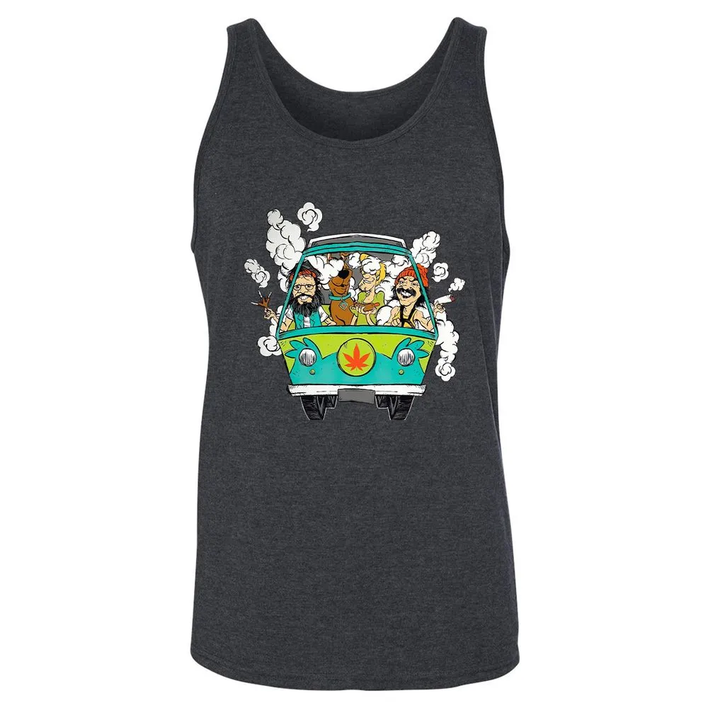 Unisex Jersey Tank - P4STY195 - Dark Grey Heather - 6