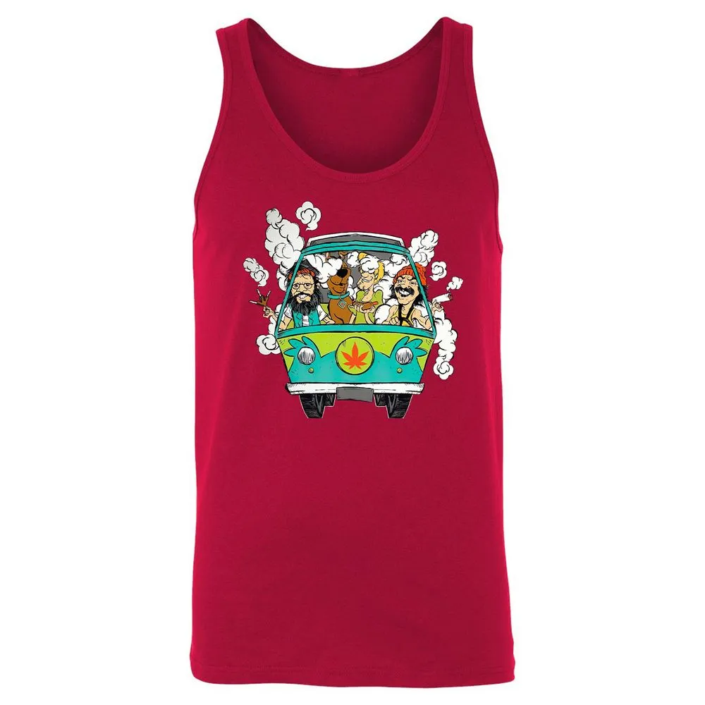 Unisex Jersey Tank - P4STY195 - Red - 11