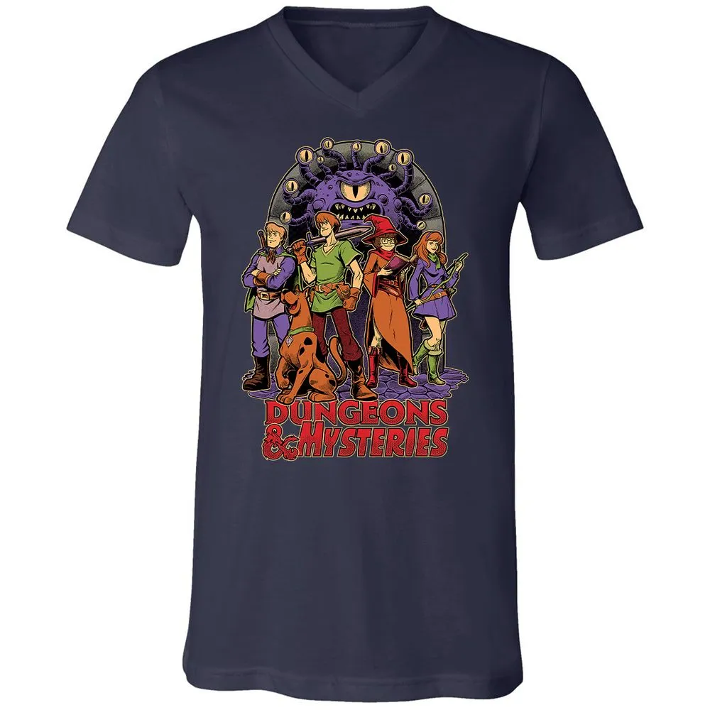 Unisex V-Neck T-Shirt - 8NA6RN17 - Navy - 2