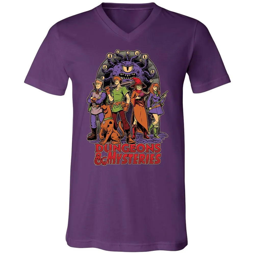 Unisex V-Neck T-Shirt - 8NA6RN17 - Team Purple - 9