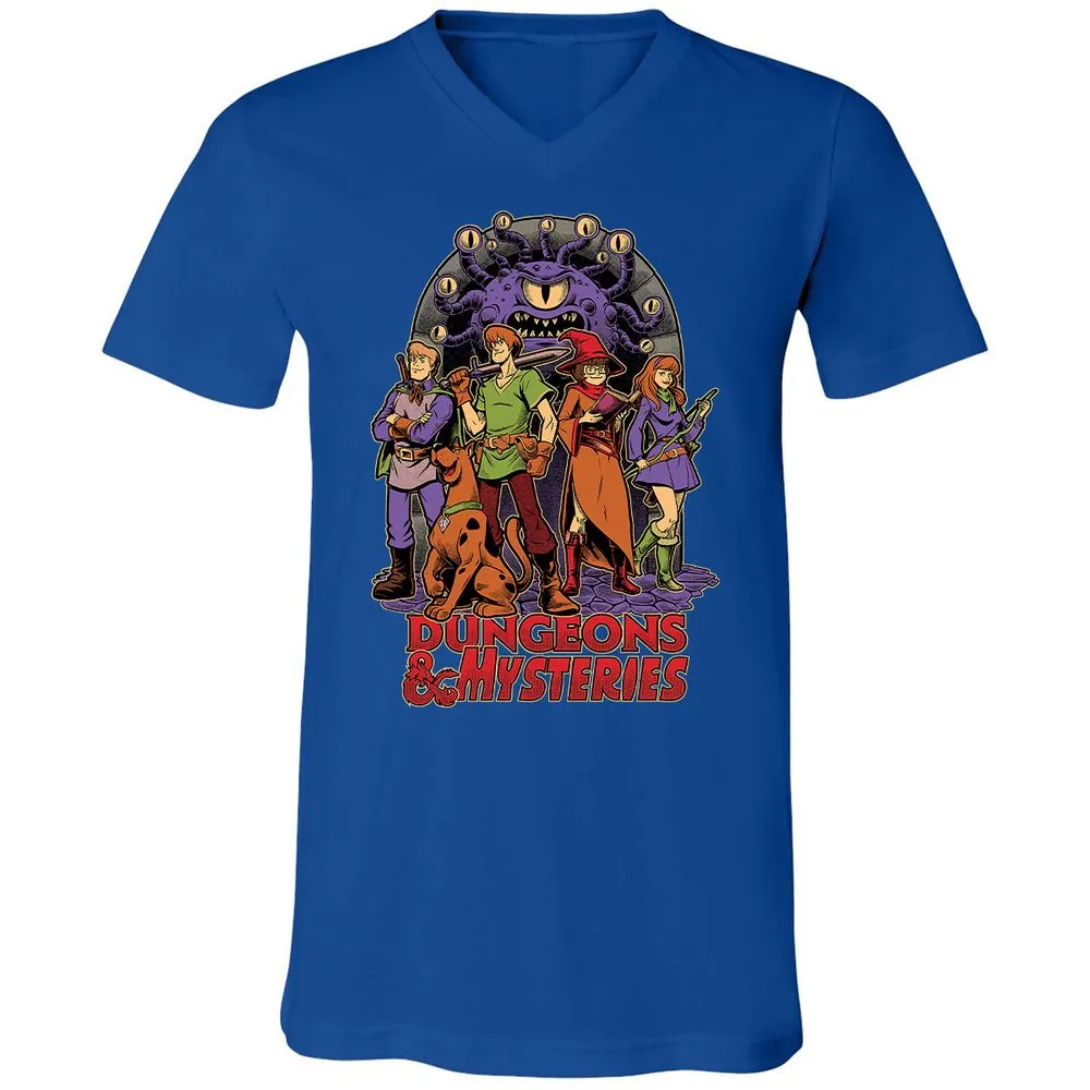 Unisex V-Neck T-Shirt - 8NA6RN17 - True Royal - 4
