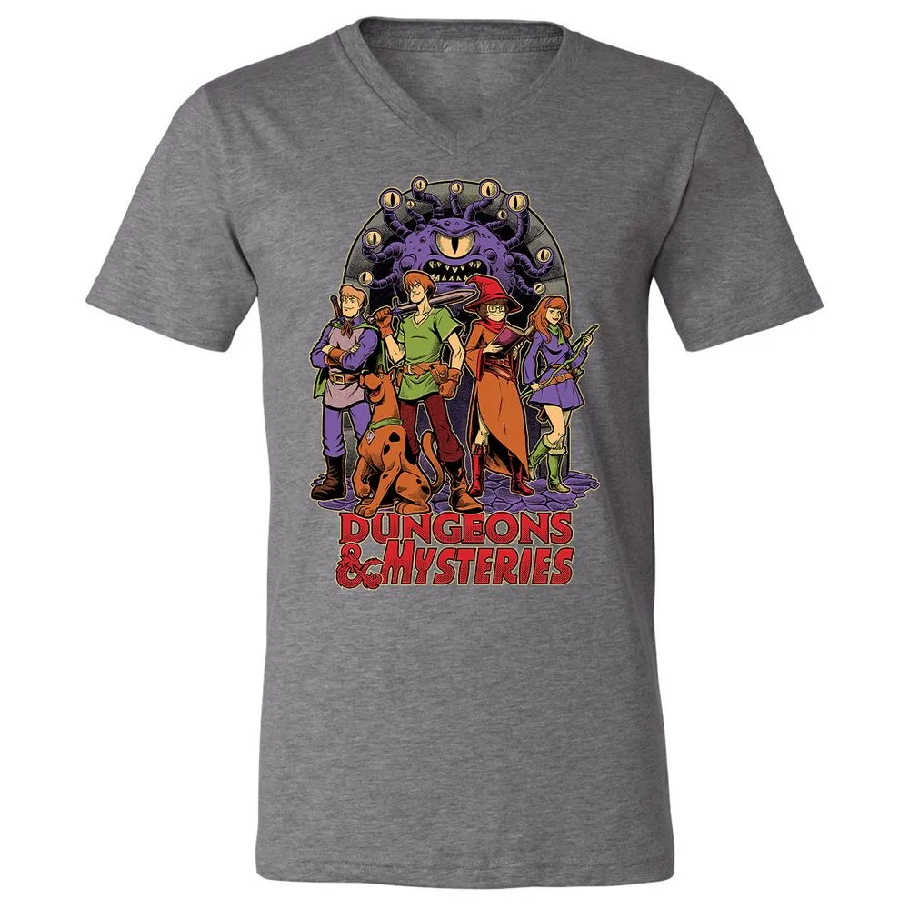 Unisex V-Neck T-Shirt - 8NA6RN17 - Deep Heather - 13