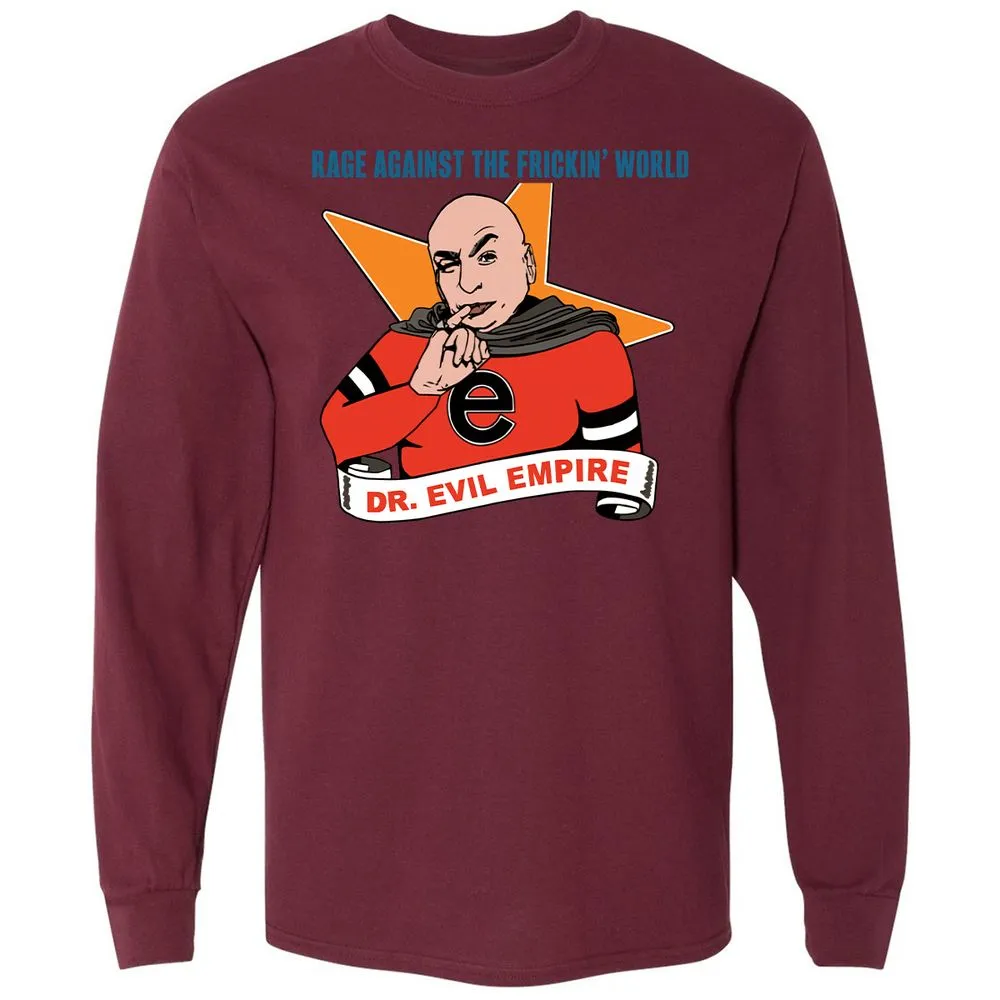 Long Sleeve T-Shirt - ZLTYEHKJ - Maroon - 11