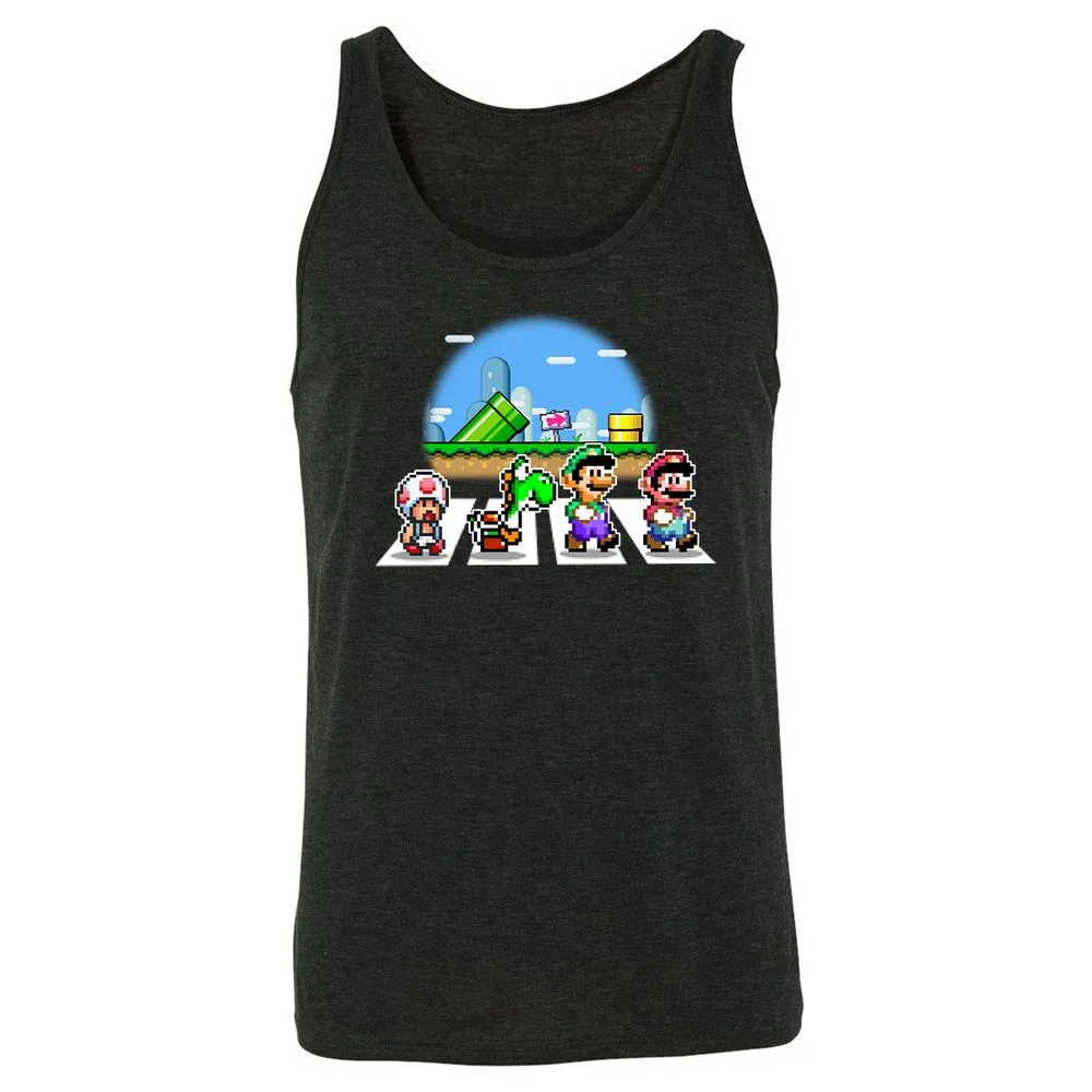 Unisex Jersey Tank - UMQCL3R2 - Charcoal Black Triblend - 5