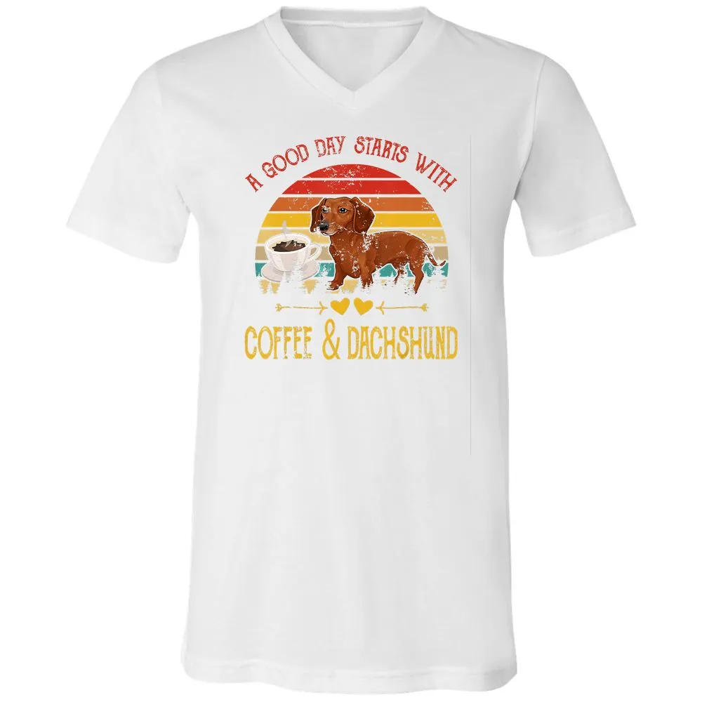 Unisex V-Neck T-Shirt - Y6U5B1AL - White - 5