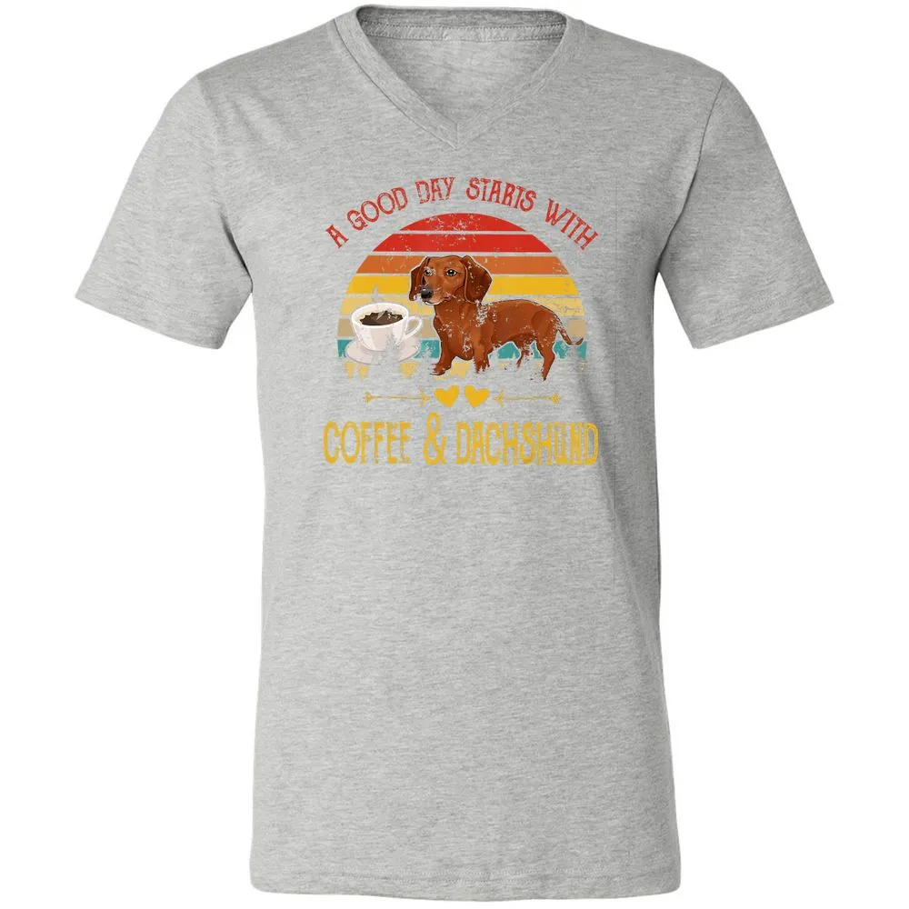 Unisex V-Neck T-Shirt - Y6U5B1AL - Athletic Heather - 7