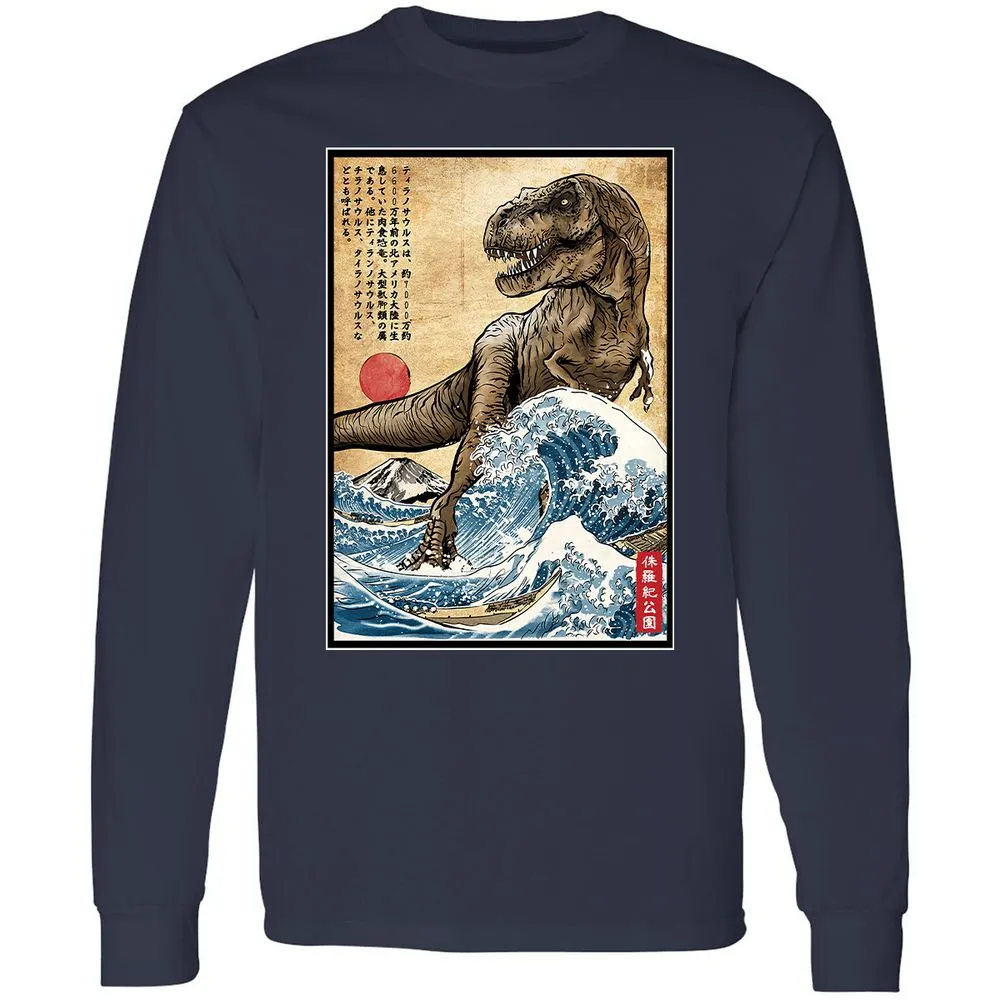 Long Sleeve T-Shirt - 4PPNNXSD - Navy - 2