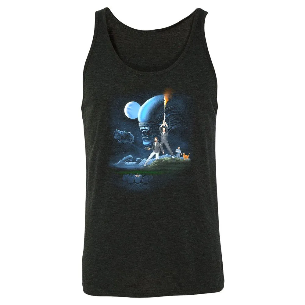 Unisex Jersey Tank - 3CA7MP8K - Charcoal Black Triblend - 5