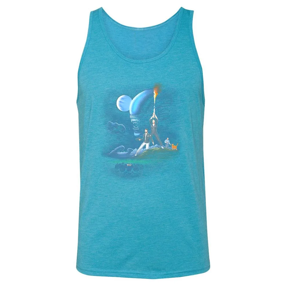 Unisex Jersey Tank - 3CA7MP8K - Aqua Triblend - 3