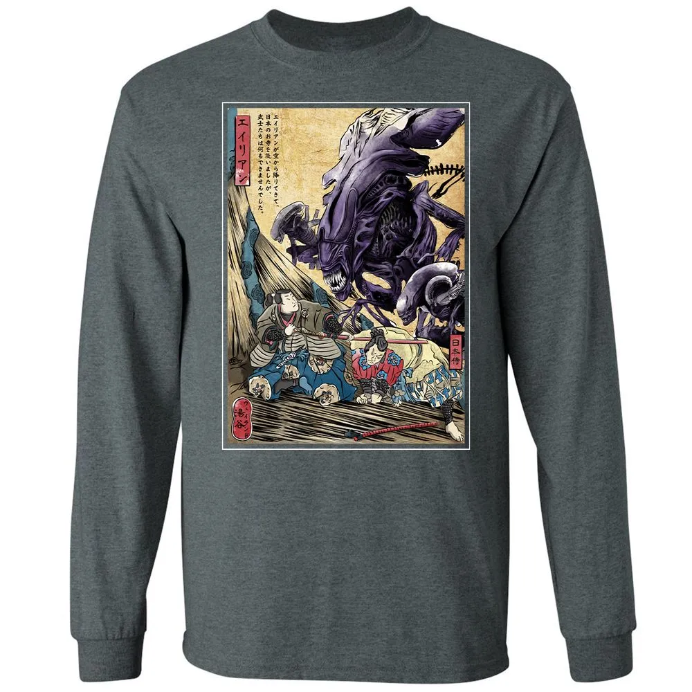 Long Sleeve T-Shirt - XKRFGHRR - Dark Heather - 15