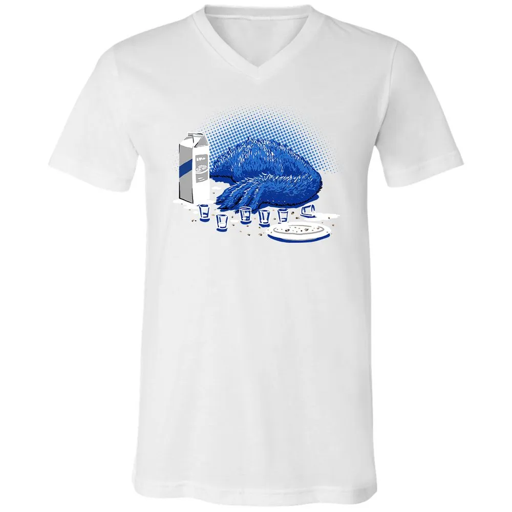 Unisex V-Neck T-Shirt - LJFVAHP8 - White - 5