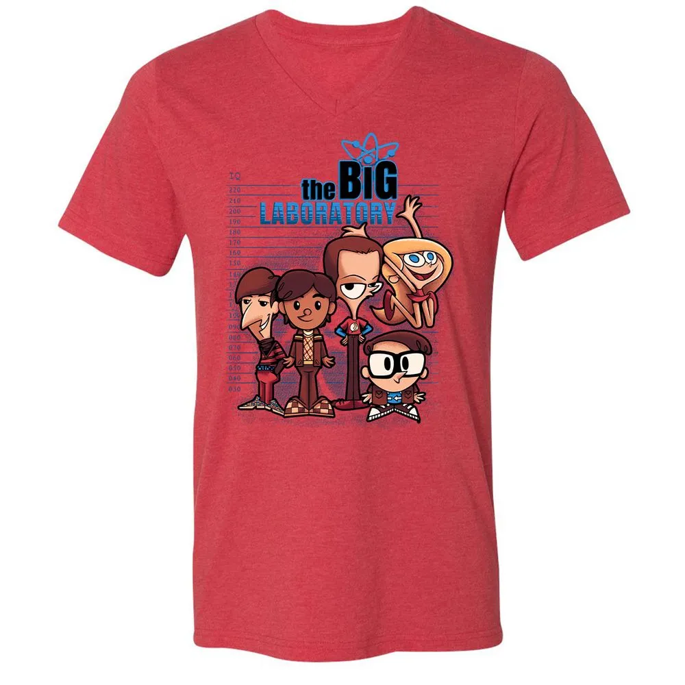 Unisex V-Neck T-Shirt - MA2MKFUB - Heather Red - 16