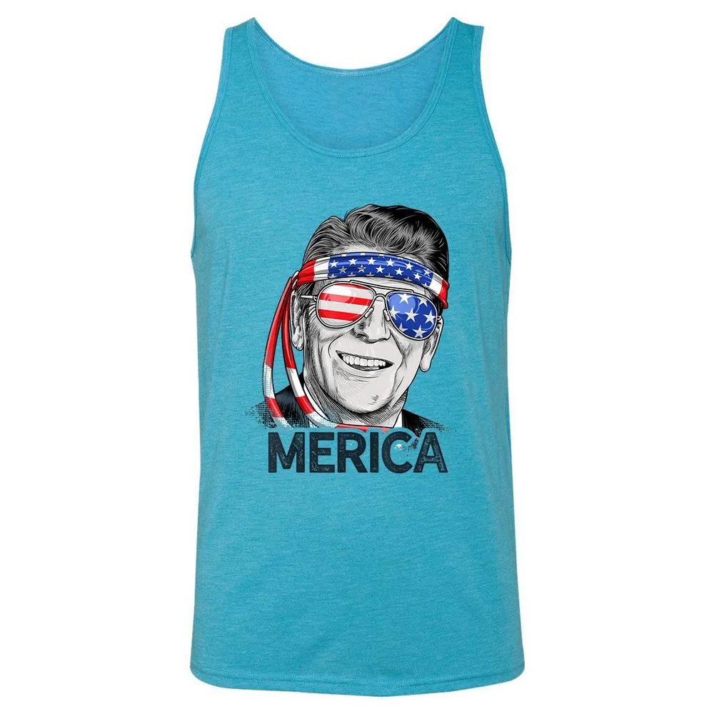 Unisex Jersey Tank - 9LQKBHYN - Aqua Triblend - 3