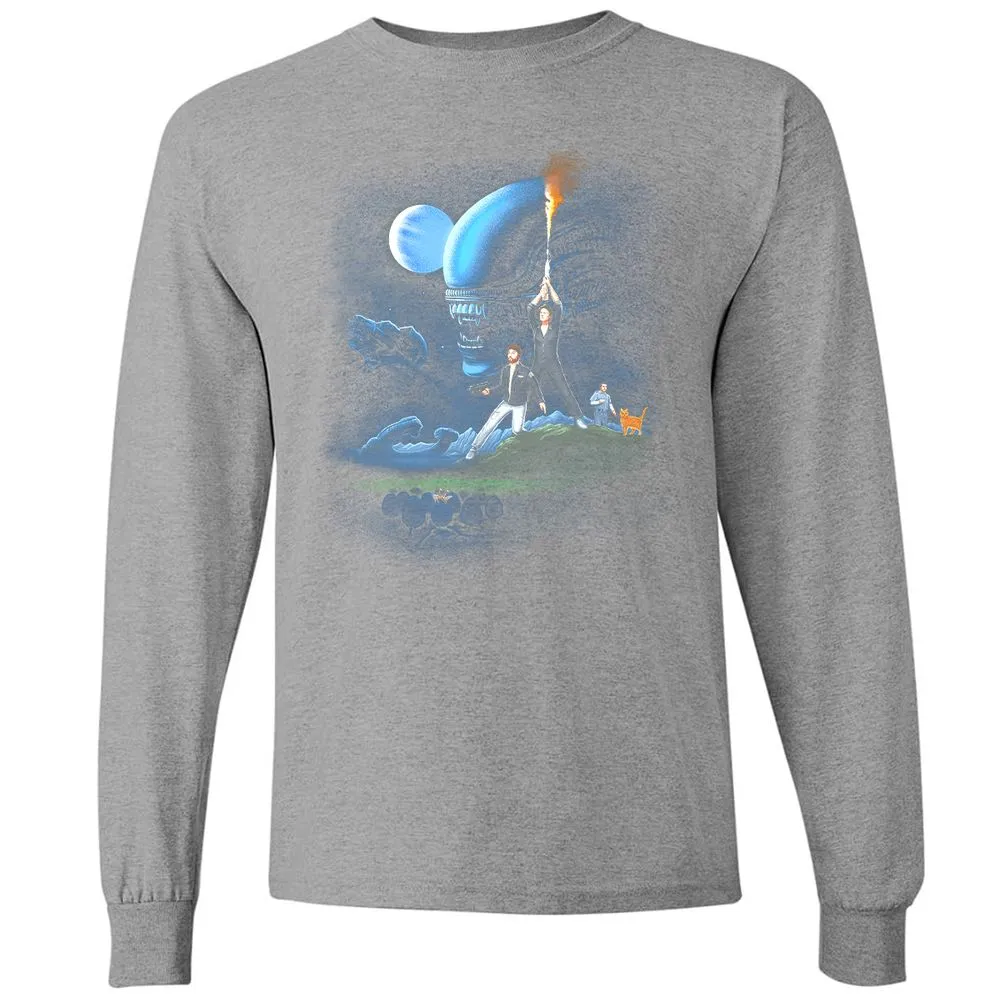 Long Sleeve T-Shirt - KU5NLDZS - Graphite Heather - 6