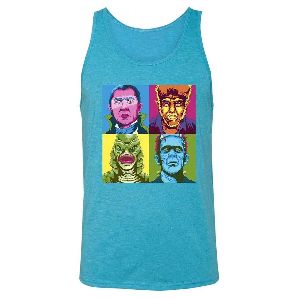 Unisex Jersey Tank - E517SMMQ - Aqua Triblend - 3