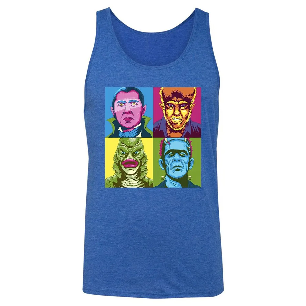 Unisex Jersey Tank - E517SMMQ - True Royal Triblend - 12