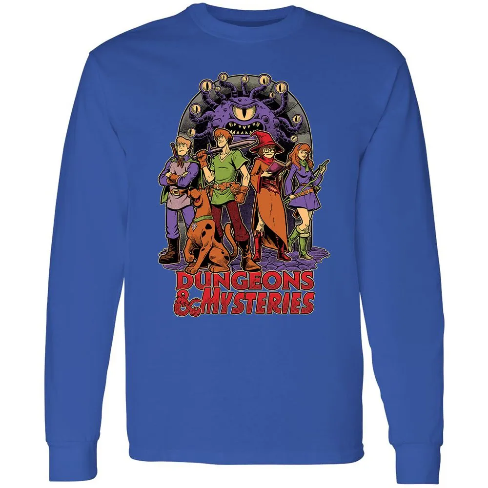 Long Sleeve T-Shirt - 4YF9QE5W - Royal - 8