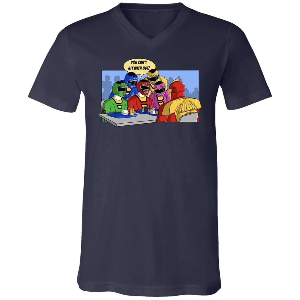 Unisex V-Neck T-Shirt - TTANFXXX - Navy - 2