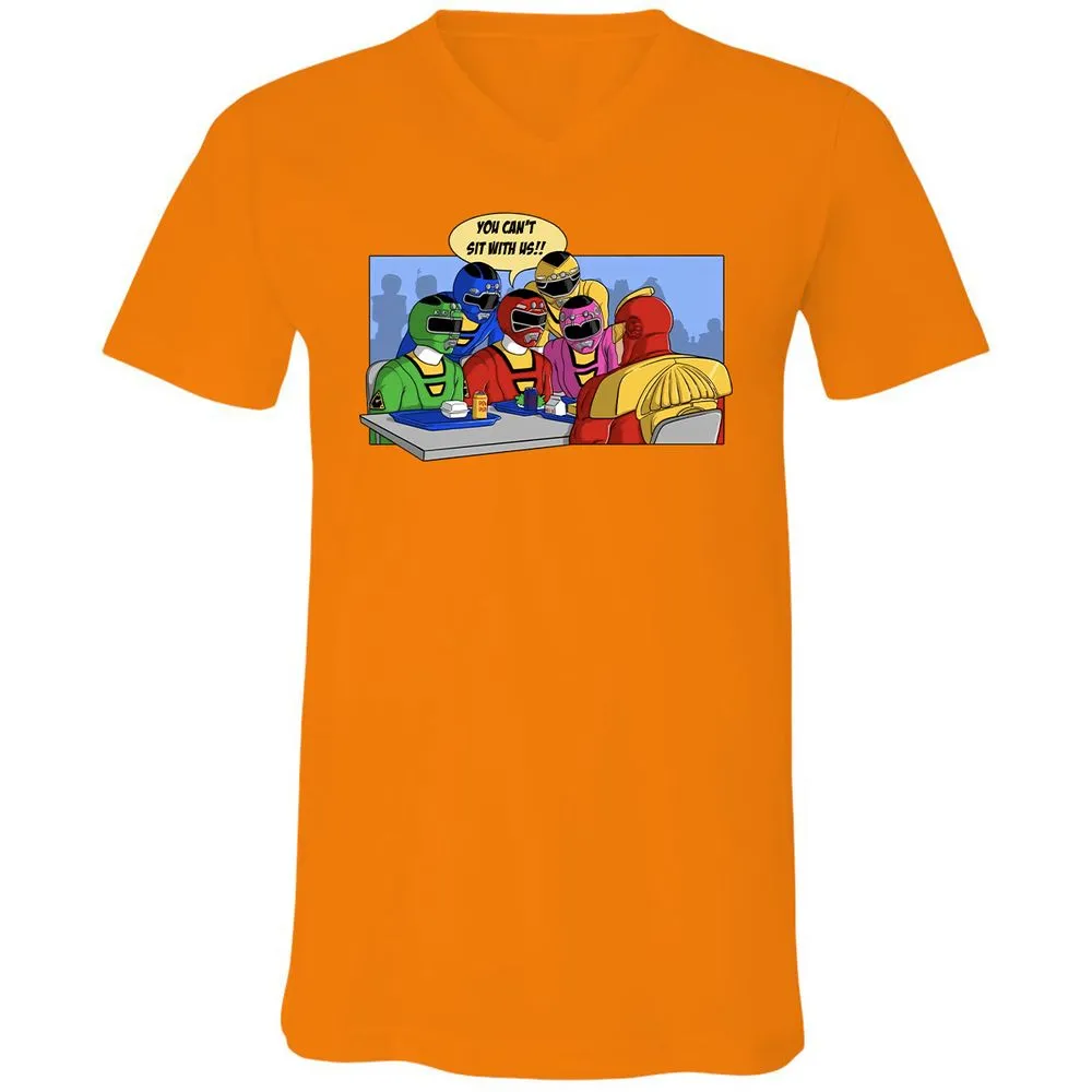 Unisex V-Neck T-Shirt - TTANFXXX - Orange - 11