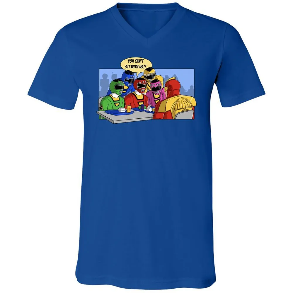 Unisex V-Neck T-Shirt - TTANFXXX - True Royal - 4