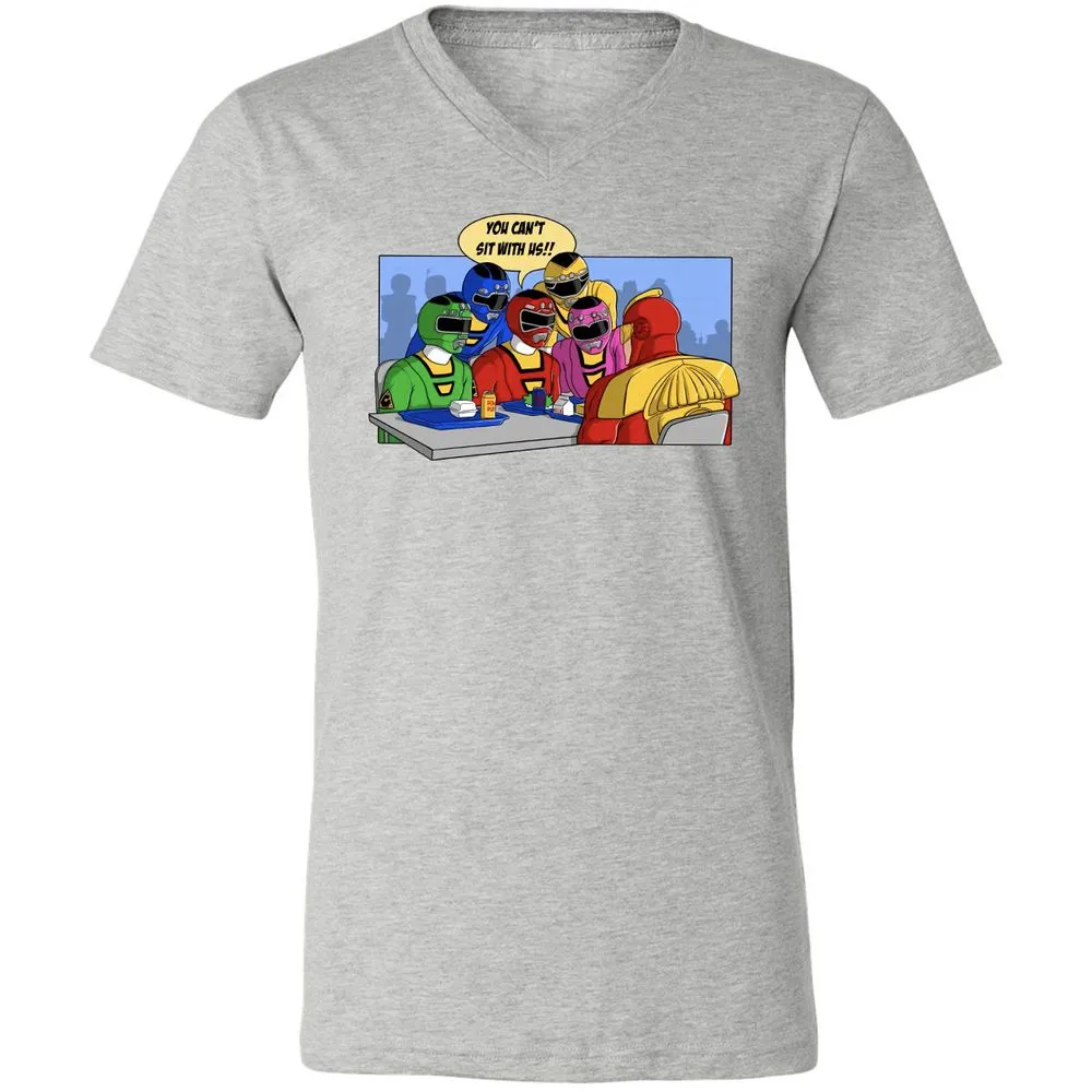 Unisex V-Neck T-Shirt - TTANFXXX - Athletic Heather - 7