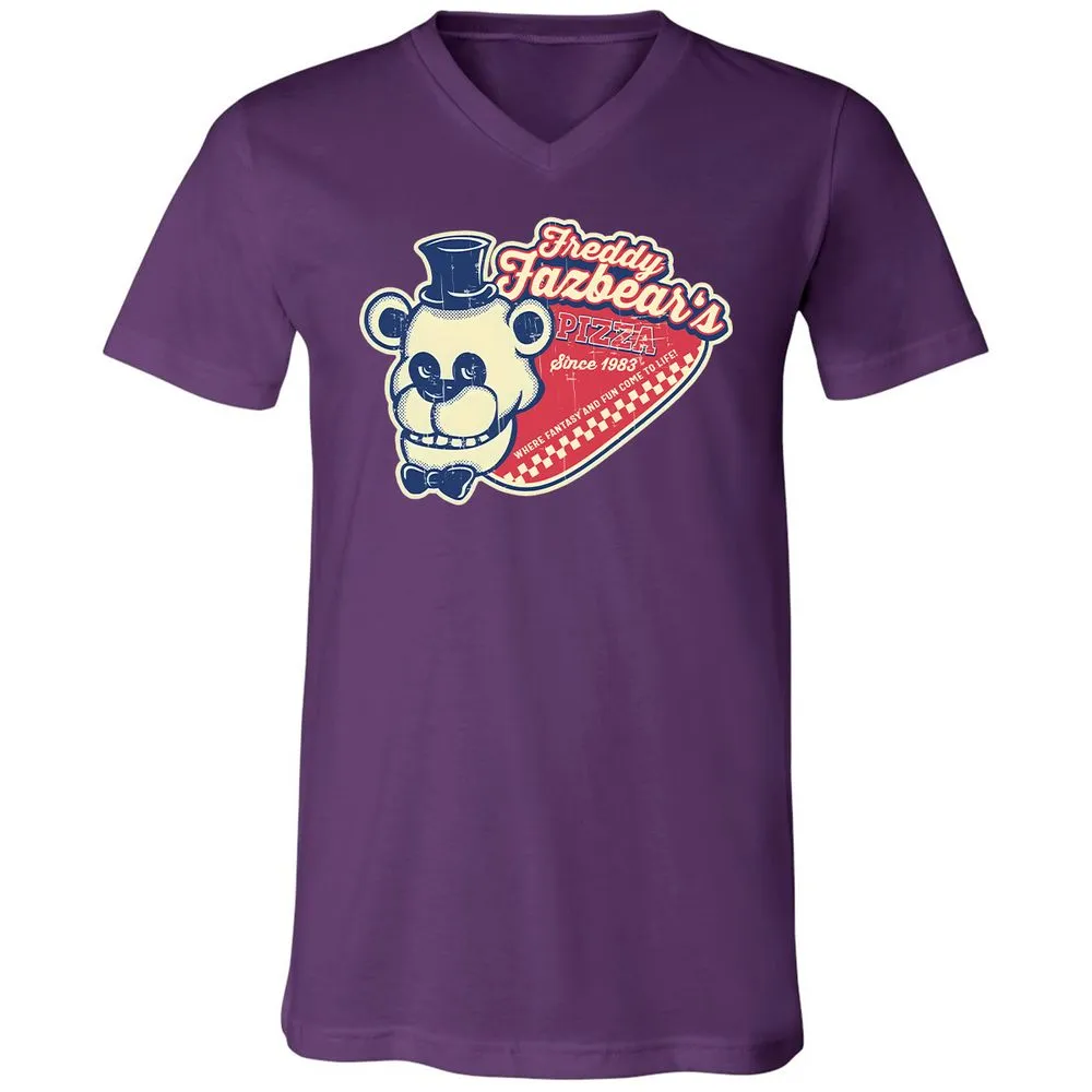 Unisex V-Neck T-Shirt - V9PK881G - Team Purple - 9