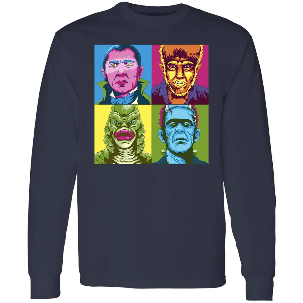 Long Sleeve T-Shirt - 585XHMFG - Navy - 2