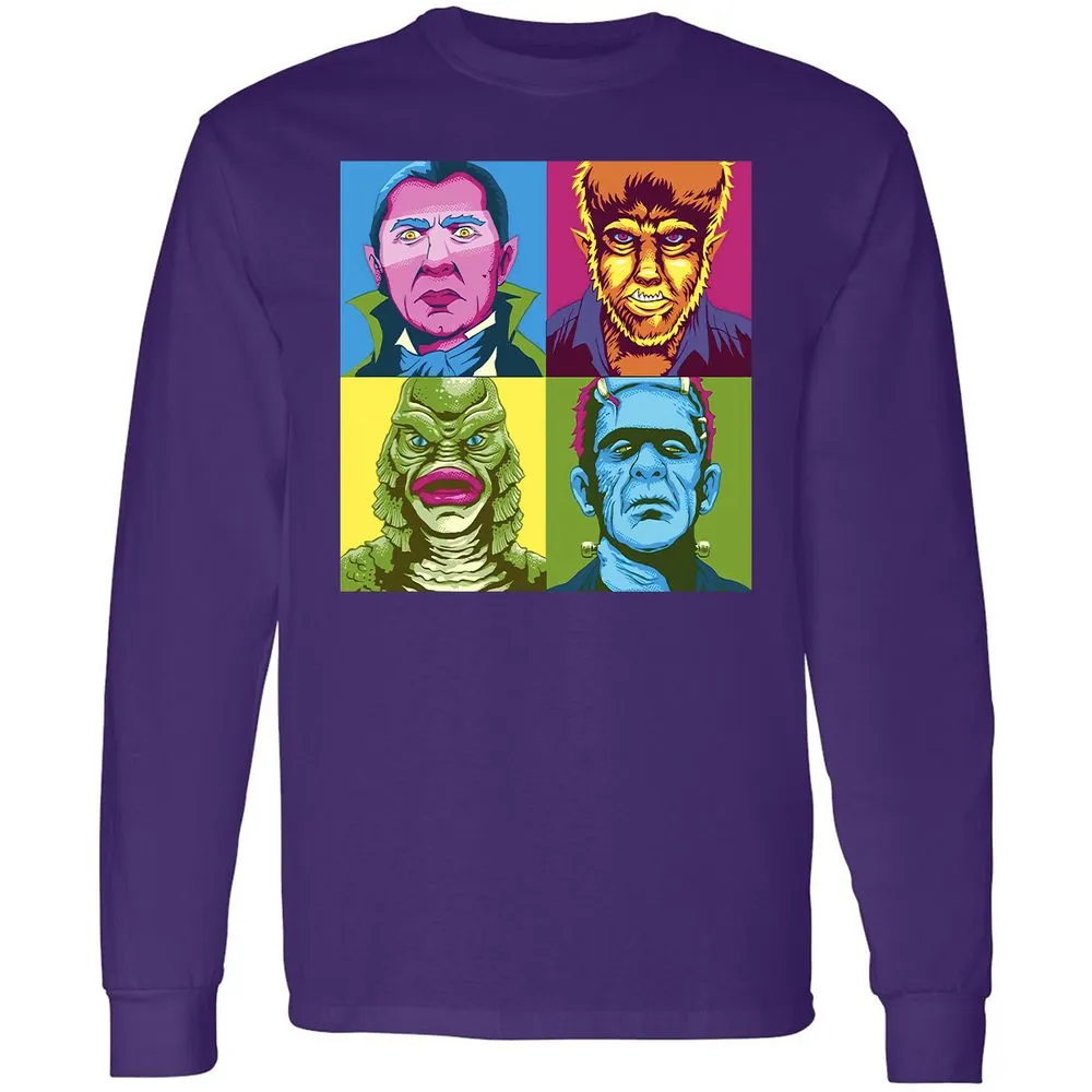 Long Sleeve T-Shirt - 585XHMFG - Purple - 13