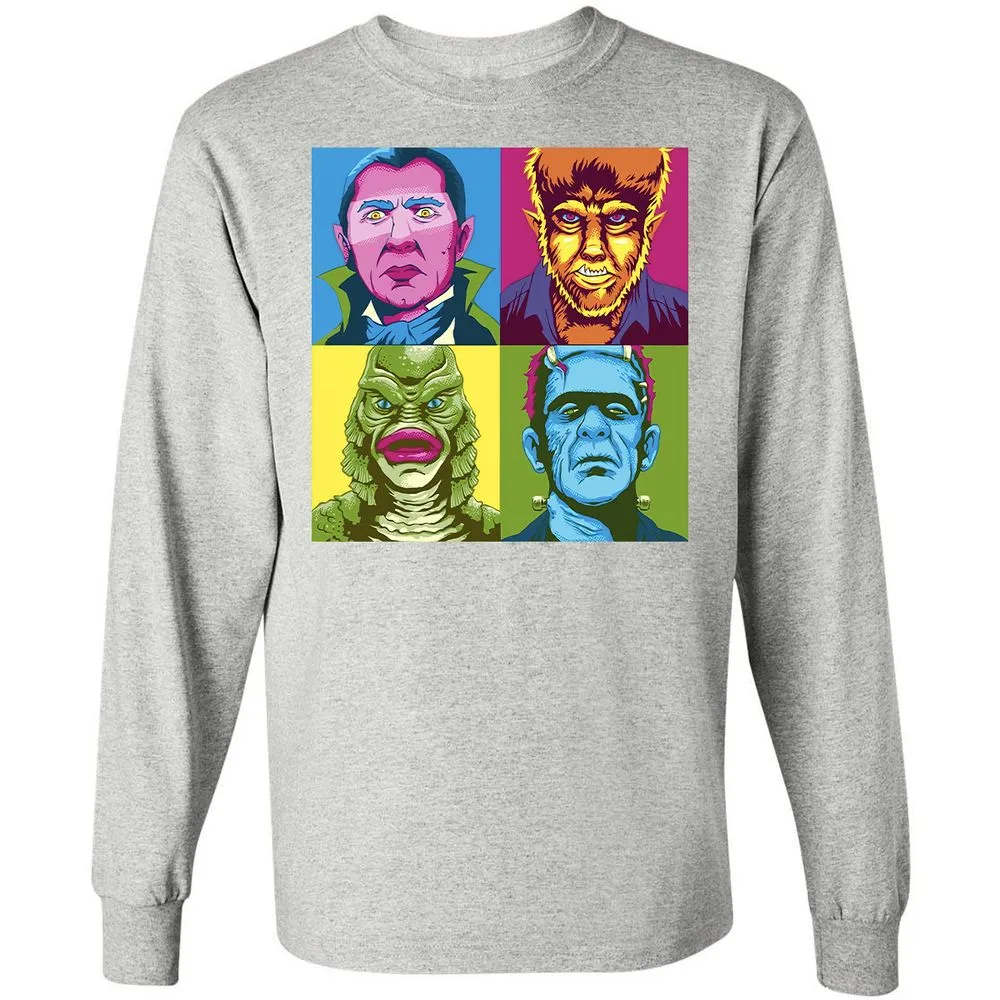 Long Sleeve T-Shirt - 585XHMFG - Ash - 7