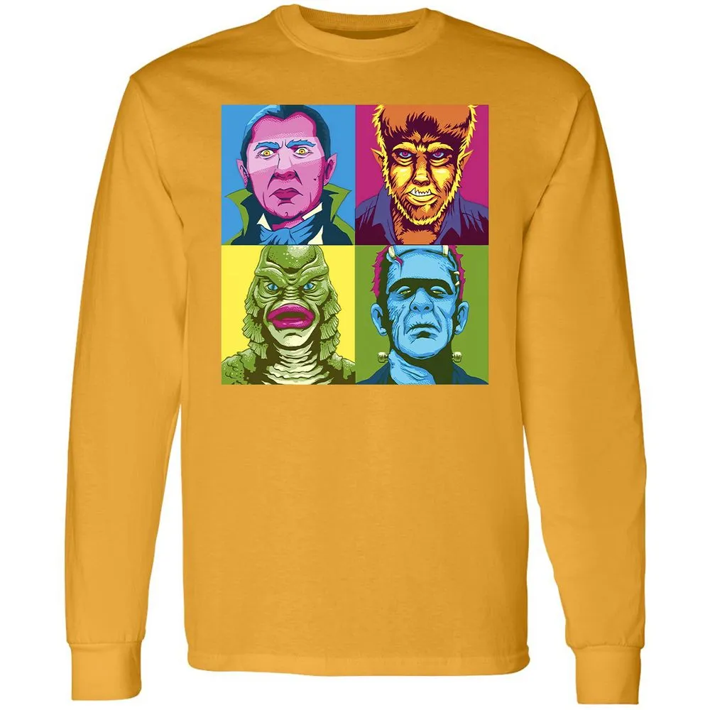 Long Sleeve T-Shirt - 585XHMFG - Gold - 9