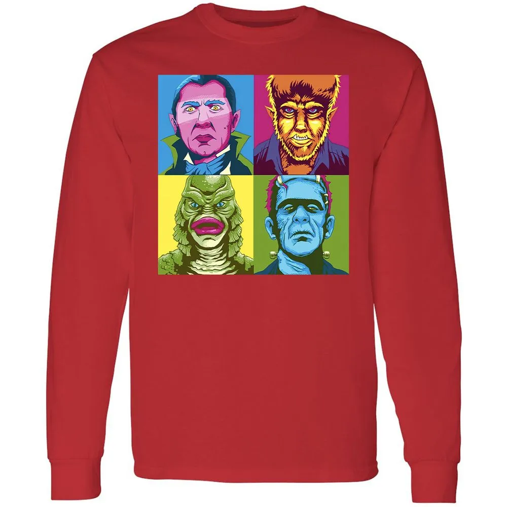 Long Sleeve T-Shirt - 585XHMFG - Red - 14