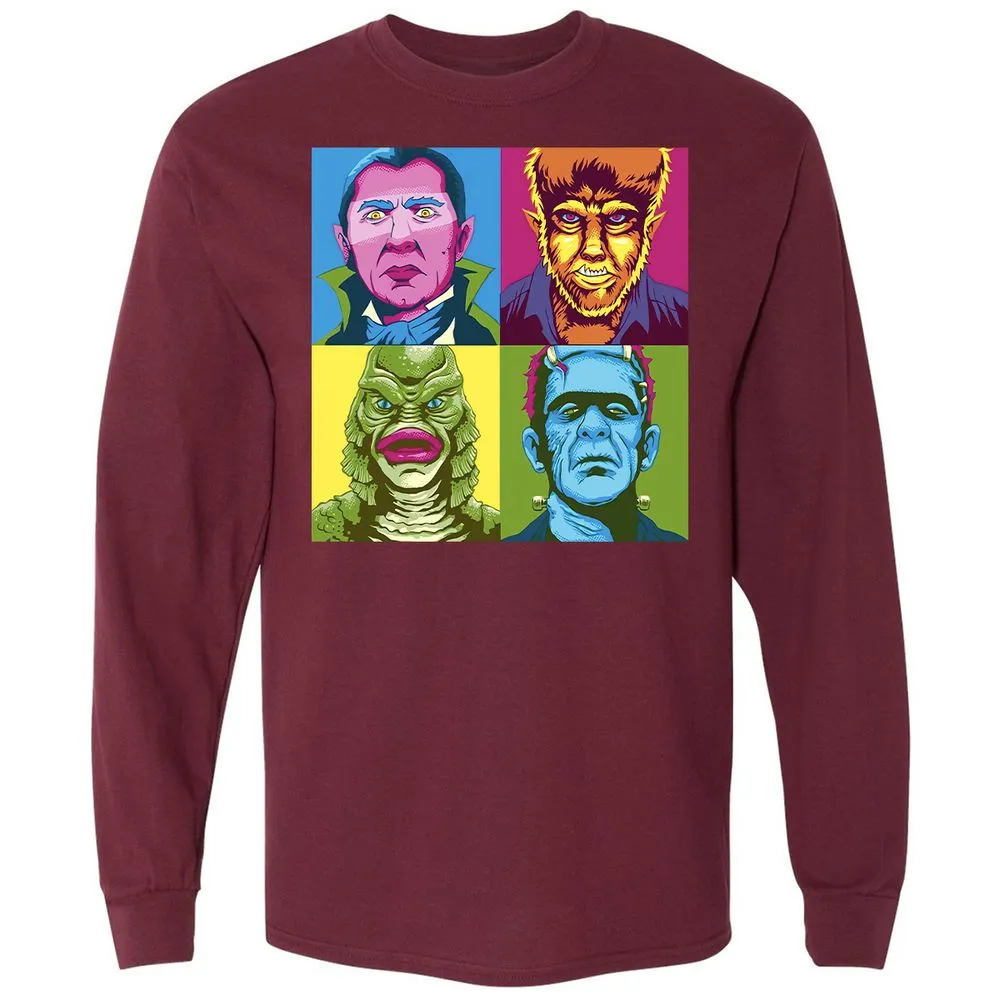 Long Sleeve T-Shirt - 585XHMFG - Maroon - 11