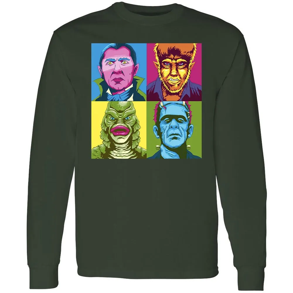 Long Sleeve T-Shirt - 585XHMFG - Forest Green - 4