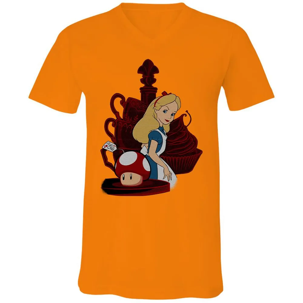 Unisex V-Neck T-Shirt - A31N8JS8 - Orange - 11