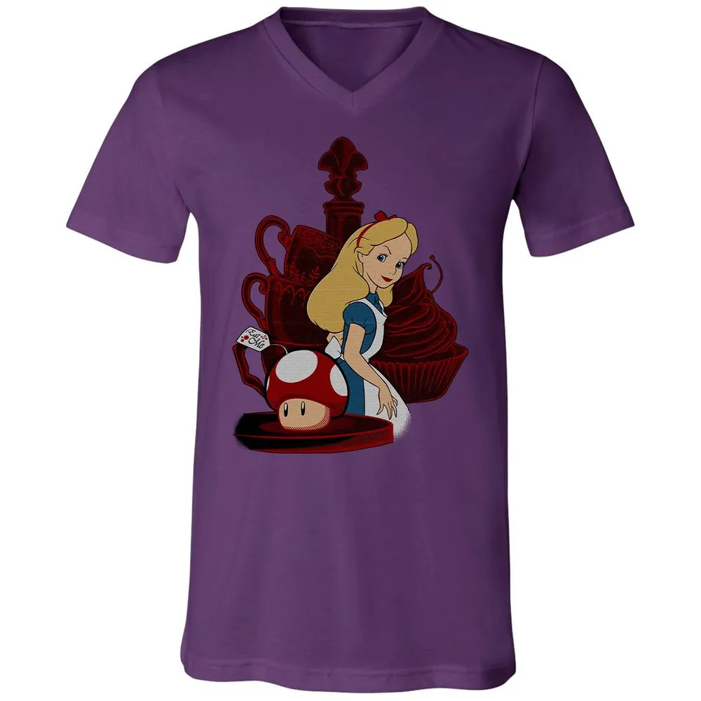 Unisex V-Neck T-Shirt - A31N8JS8 - Team Purple - 9