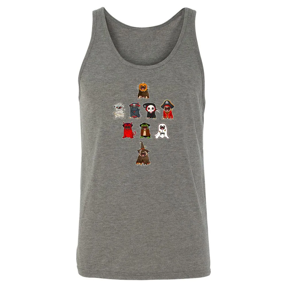 Unisex Jersey Tank - XZYYDWNC - Grey Triblend - 8