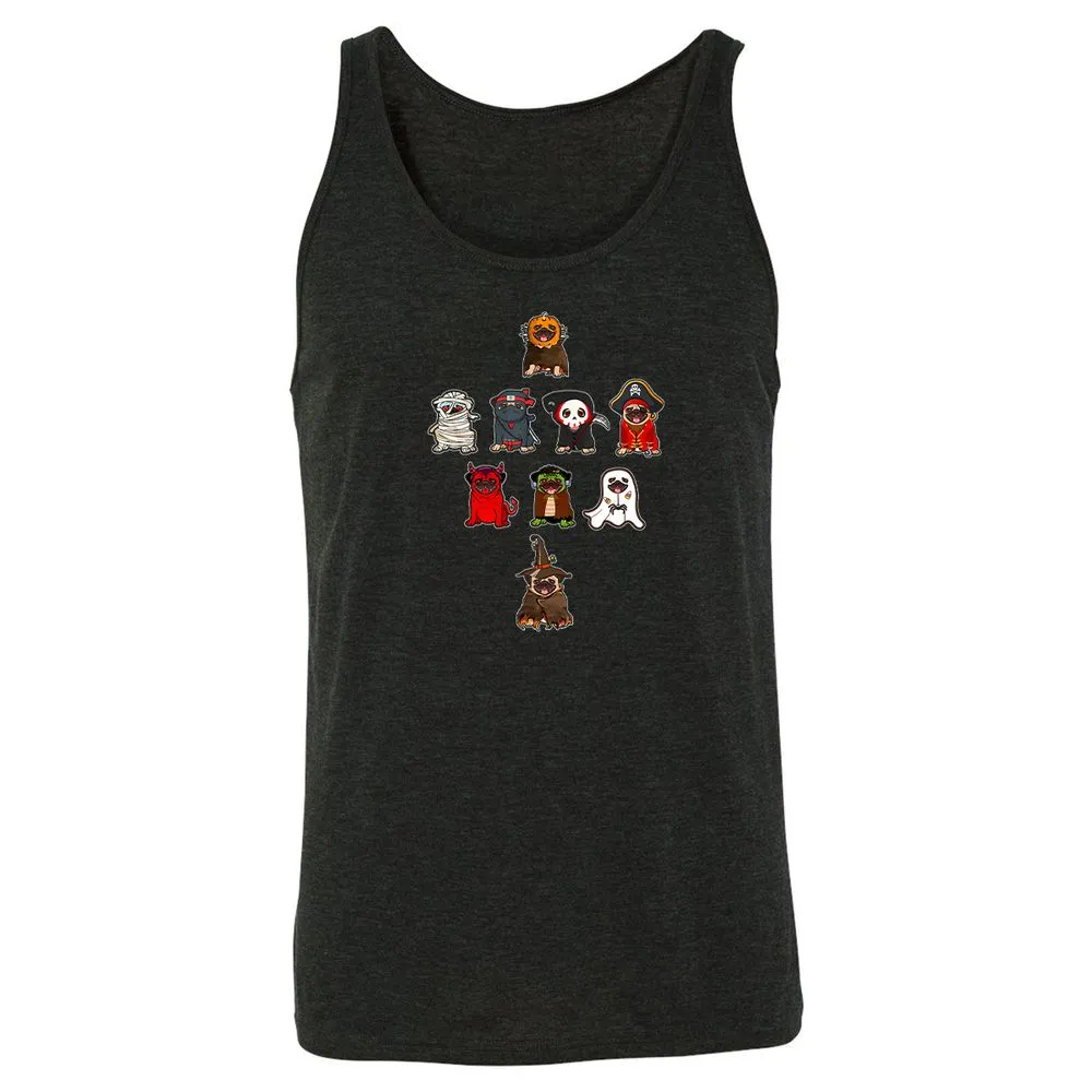 Unisex Jersey Tank - XZYYDWNC - Charcoal Black Triblend - 5