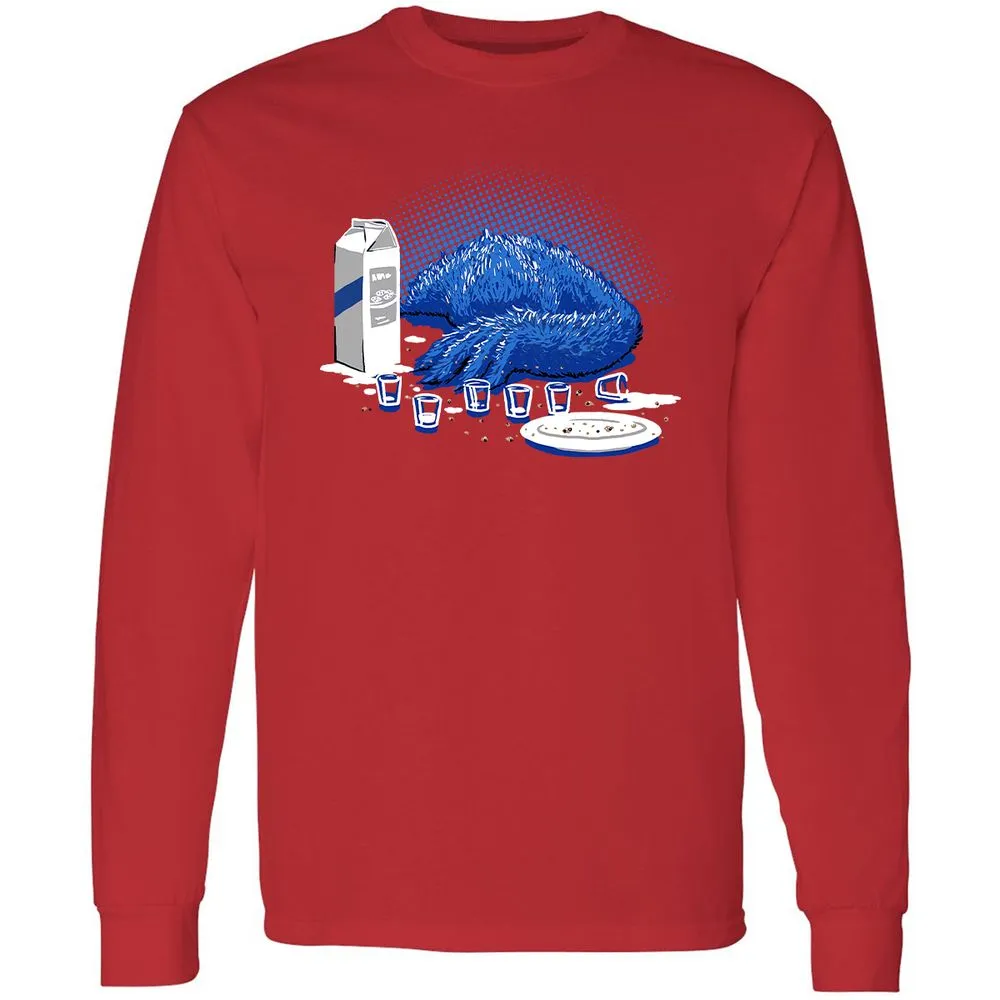 Long Sleeve T-Shirt - FE7VP5UH - Red - 14