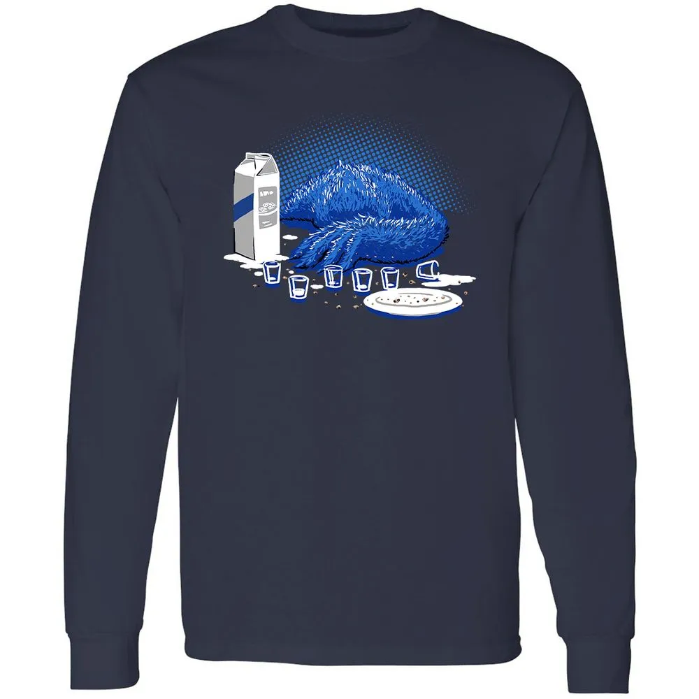 Long Sleeve T-Shirt - FE7VP5UH - Navy - 2