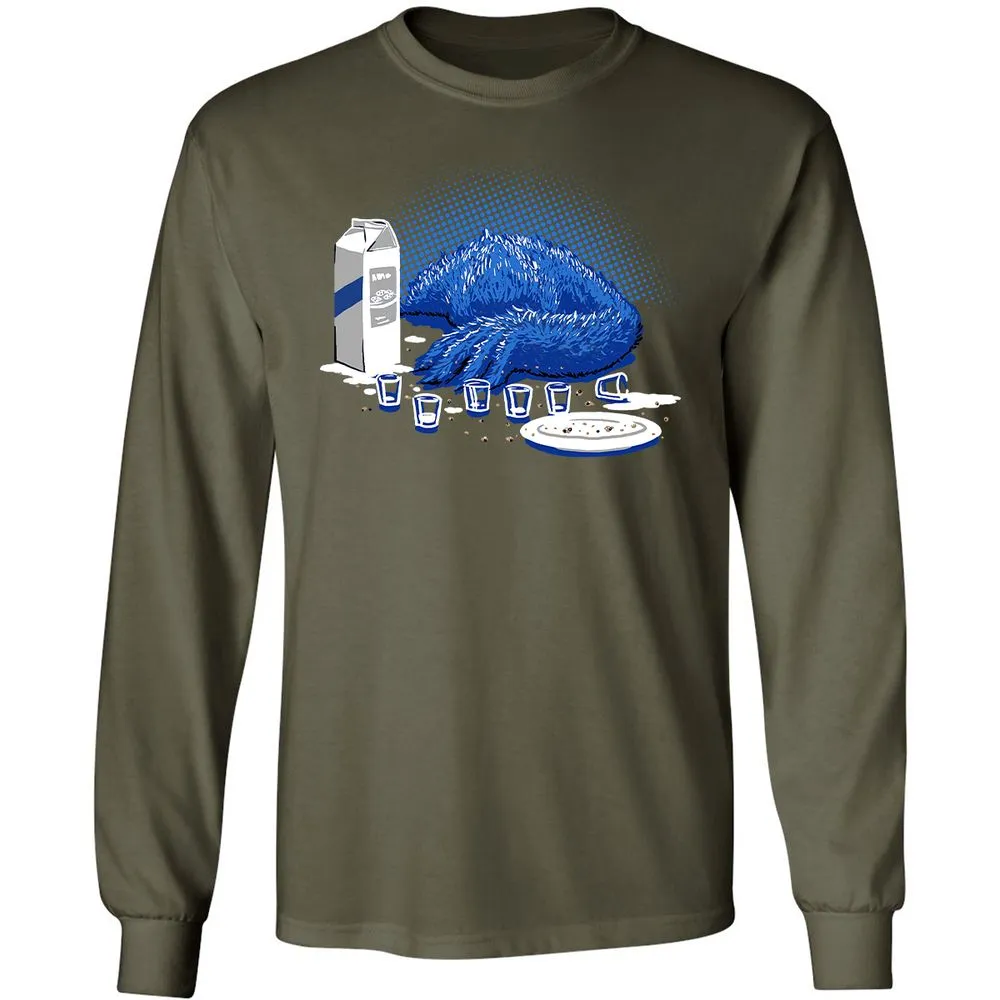 Long Sleeve T-Shirt - FE7VP5UH - Military Green - 16