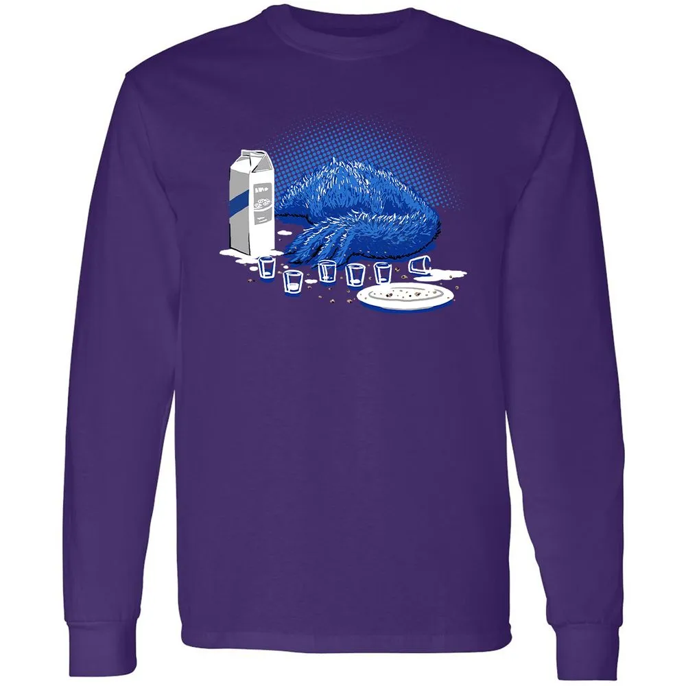 Long Sleeve T-Shirt - FE7VP5UH - Purple - 13