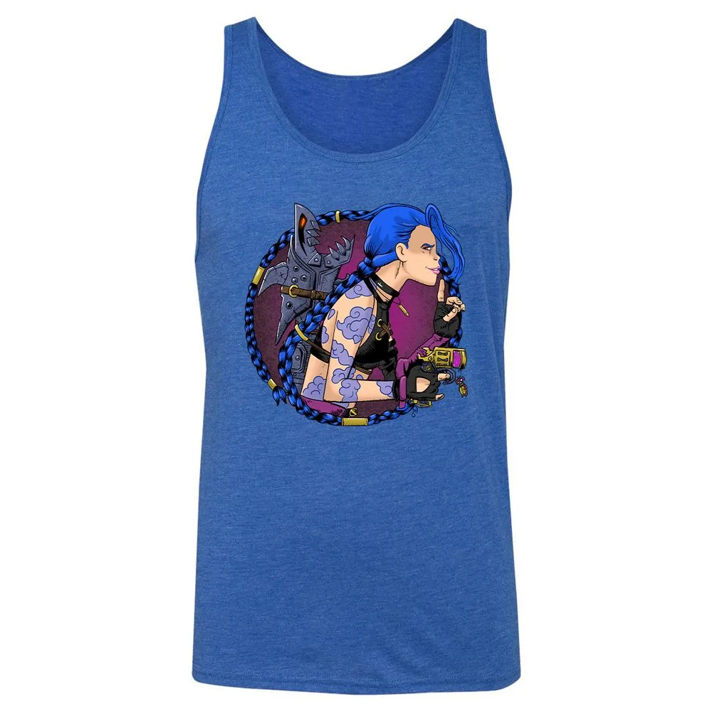 Unisex Jersey Tank - 83F31PBF - True Royal Triblend - 12
