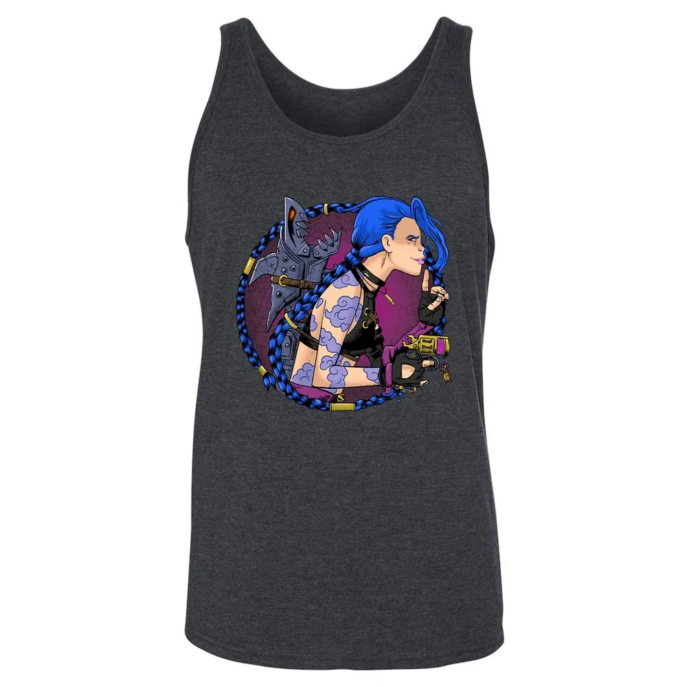 Unisex Jersey Tank - 83F31PBF - Dark Grey Heather - 6
